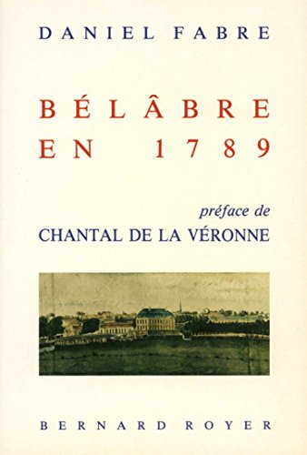 Bélâbre en 1789