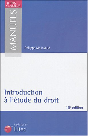 introduction à l'étude du droit (ancienne édition)