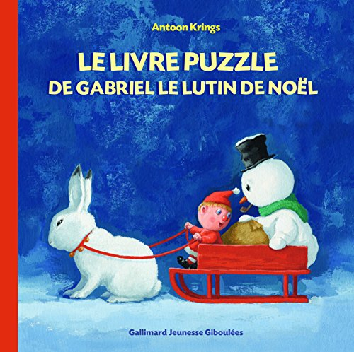 Le livre puzzle de Gabriel le lutin de Noël