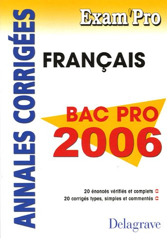 français bac pro 2006