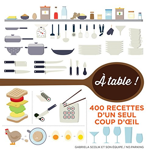 A table ! : 400 recettes d'un seul coup d'oeil