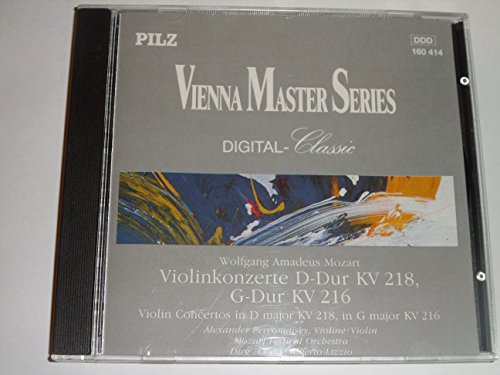 wolfgang amadeus mozart -violinkonzerte kv 218, 216 - vienna master series digital classic