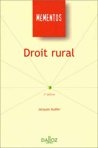 DROIT RURAL. 2ème édition