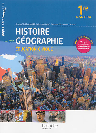 Histoire géographie, éducation civique 1re bac pro : nouveau programme