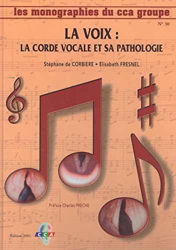 la voix : la corde vocale et sa pathologie (les monographies du cca groupe)