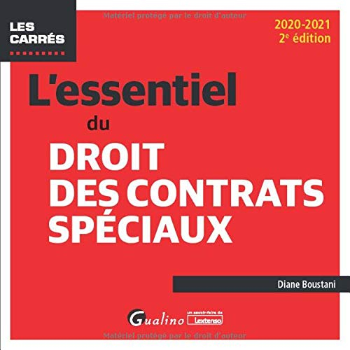 L'essentiel du droit des contrats spéciaux : 2020-2021