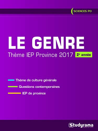 Le genre : thème IEP province 2017 2e année