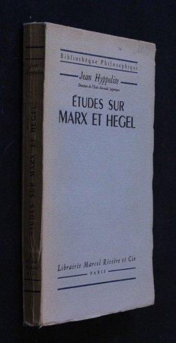 etudes sur marx et hegel