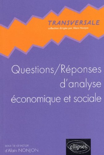 Questions-réponses d'analyse économique et sociale