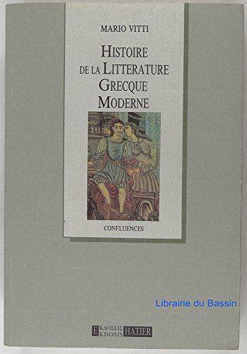 Histoire de la littérature grecque moderne