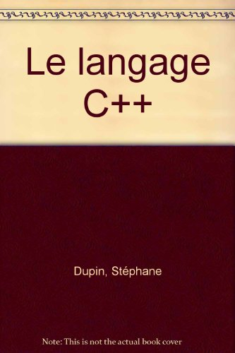 Le langage C++