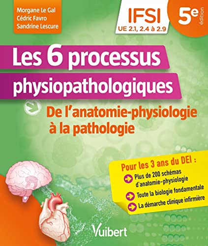 Les 6 processus physiopathologiques : de l'anatomie-physiologie à la pathologie : IFSI, UE 2.1, 2.4 