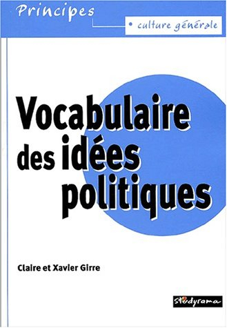 Vocabulaire des idées politiques