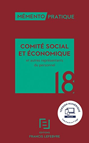 Comité social et économique et autres représentants du personnel 2018