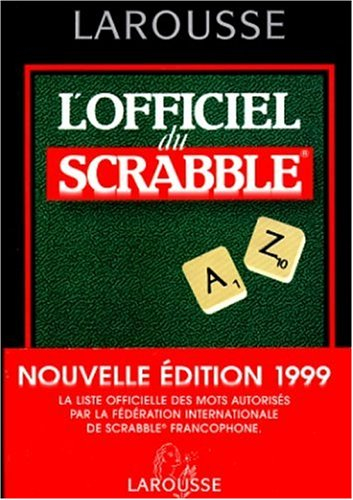 l'officiel du scrabble. le compagnon des jeux de lettres