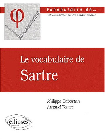 Le vocabulaire de Sartre