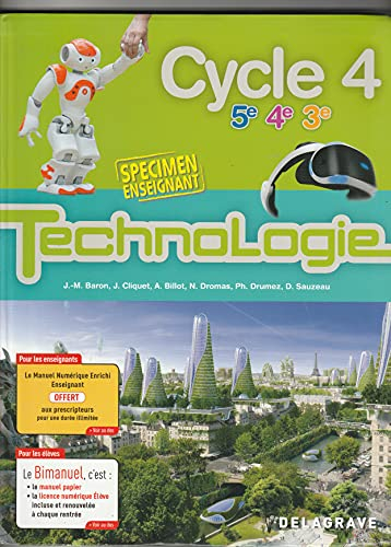 Technologie cycle 4 (2017) - Spécimen enseignant (2017)