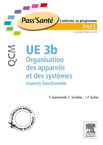 UE 3b Organisation des appareils et des systèmes : aspects fonctionnels