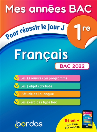 Français 1re : bac 2022
