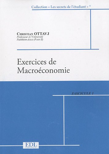 Exercices de macroéconomie