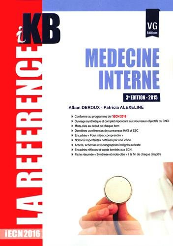 Médecine interne : IECN 2016