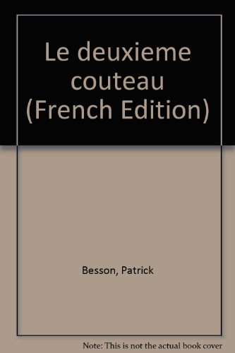 le deuxieme couteau (french edition)