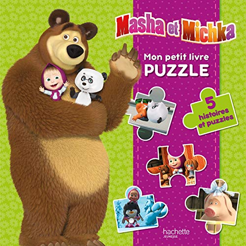 Masha et Michka : mon petit livre puzzle : 5 histoires et puzzles