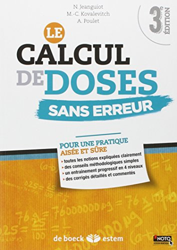 Le calcul de doses sans erreur