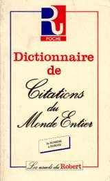 dictionnaire de citations du monde entier
