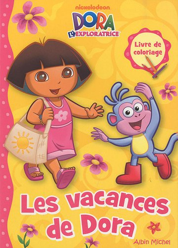 Les vacances de Dora : livre de coloriage