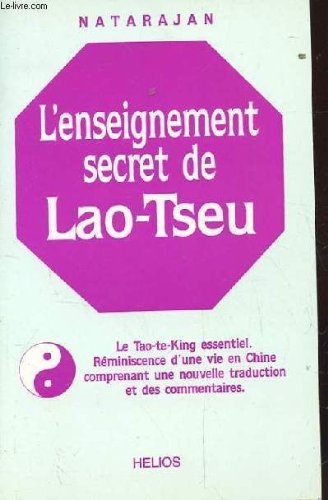 l'enseignement secret de lao tseu