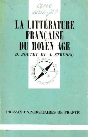 la littérature française du moyen âge