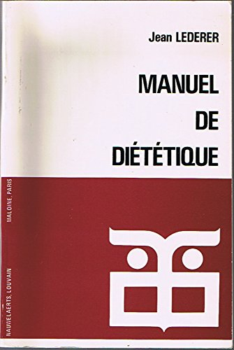 manuel de diététique, 7e édition