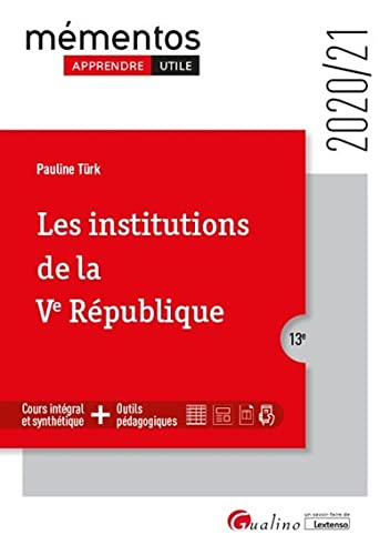 Les institutions de la Ve République : 2020-2021