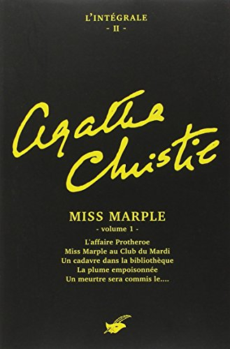 Agatha Christie : l'intégrale. Vol. 2. Miss Marple (1)