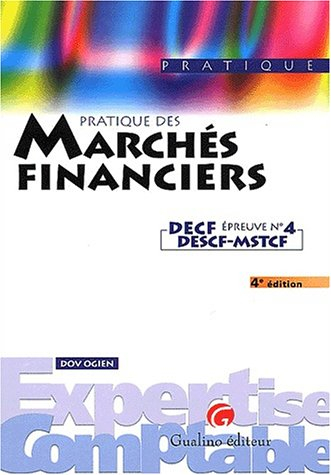 Pratique des marchés financiers, DECF épreuve n° 4, DESCF-MSTCF