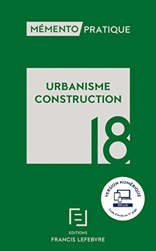 Urbanisme, construction 2018