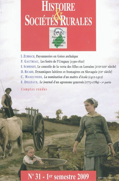 Histoire & sociétés rurales, n° 31