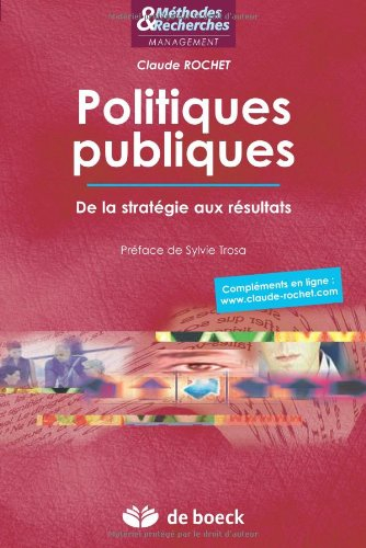 Politiques publiques : de la stratégie aux résultats