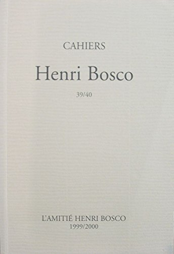 cahiers henri bosco /39-40