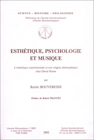 Esthétique, psychologie et musique : l'esthétique expérimentale et son origine philosophique chez Da