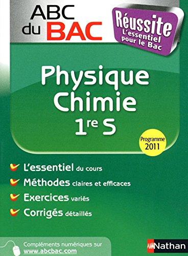 Physique chimie 1re S : programme 2011