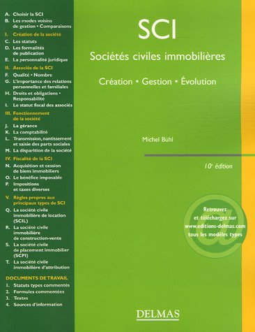 Sociétés civiles immobilières : création, gestion, évolution