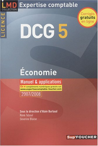 DCG 5, économie : manuel & applications