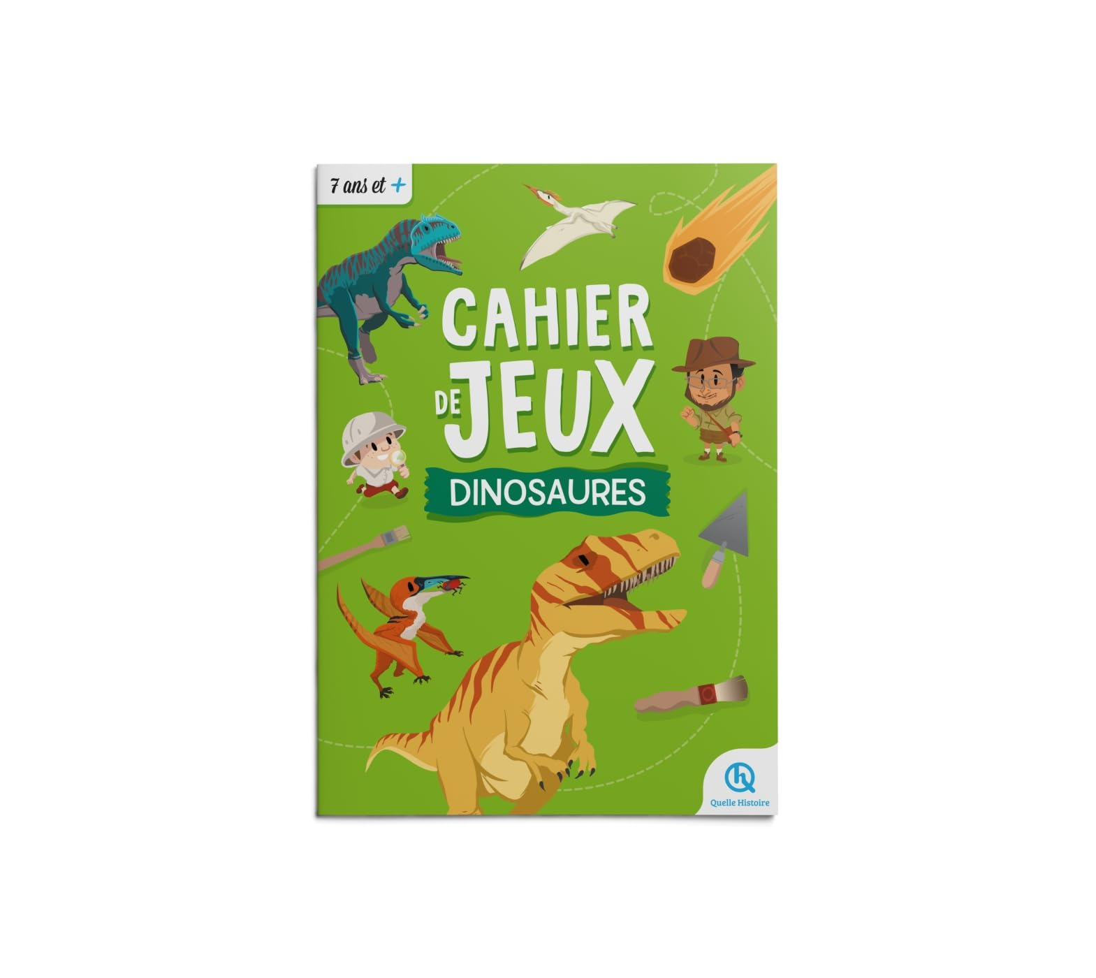 Dinosaures : cahier de jeux