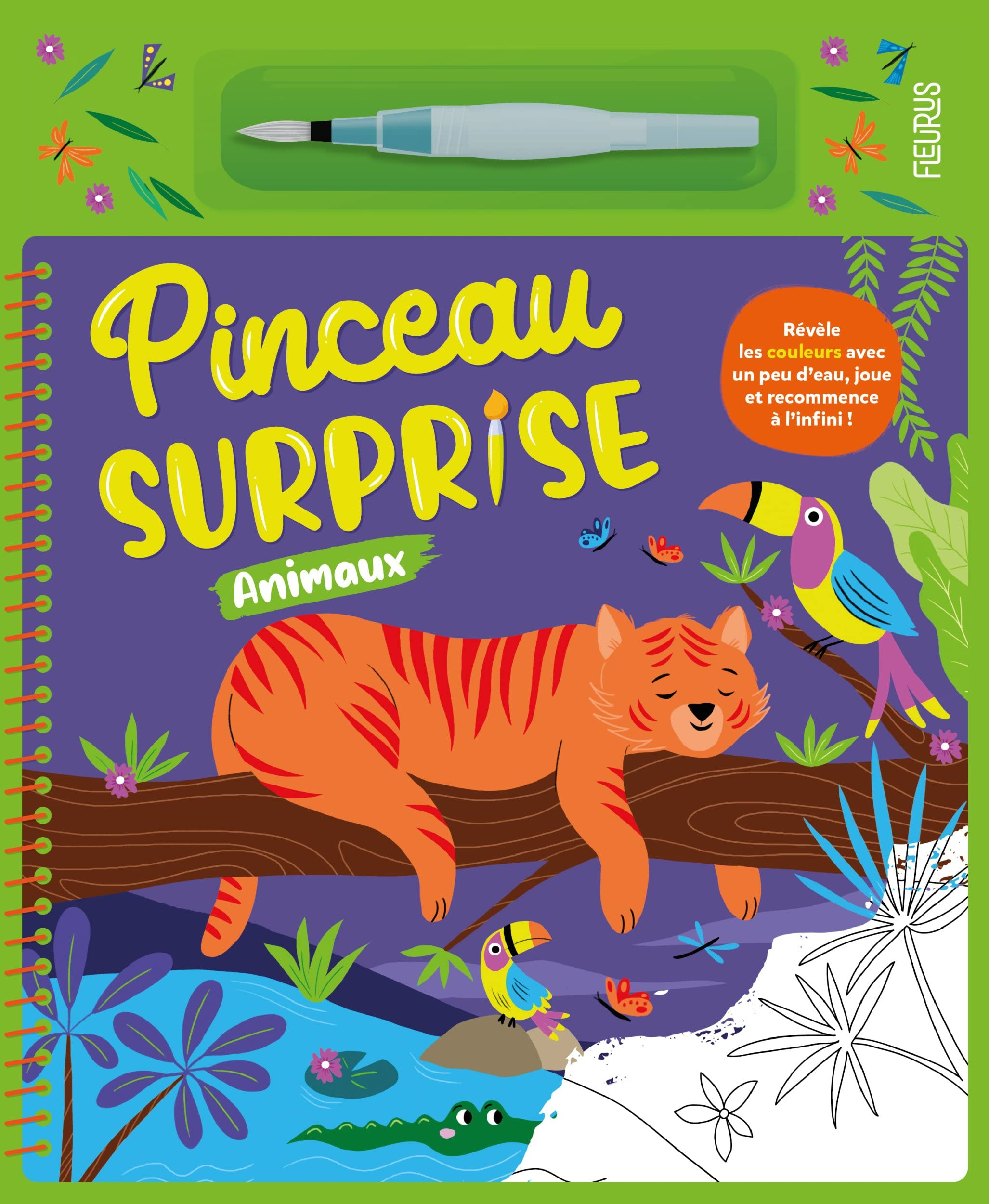Animaux : pinceau surprise