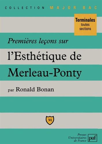 Premières leçons sur l'Esthétique de Merleau-Ponty