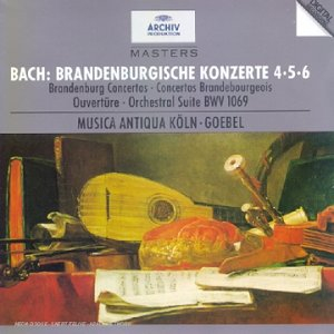 bach : concertos brandebourgeois 4, 5, 6 - suite pour orchestre bwv 1069