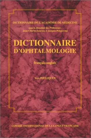 Dictionnaire d'ophtalmologie