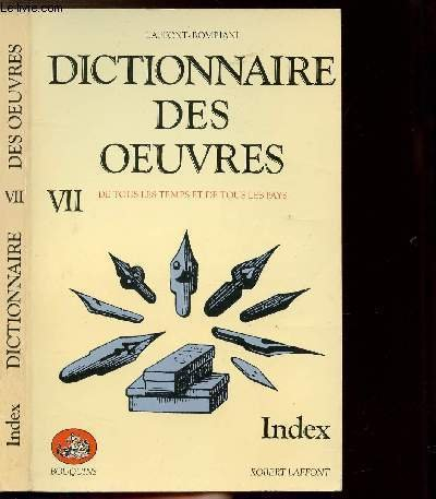 dictionnaire des oeuvres : tome 1
